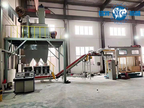 江蘇張家港輕質石膏砂漿自動化生產線安裝收尾！馬上準備試機啦！